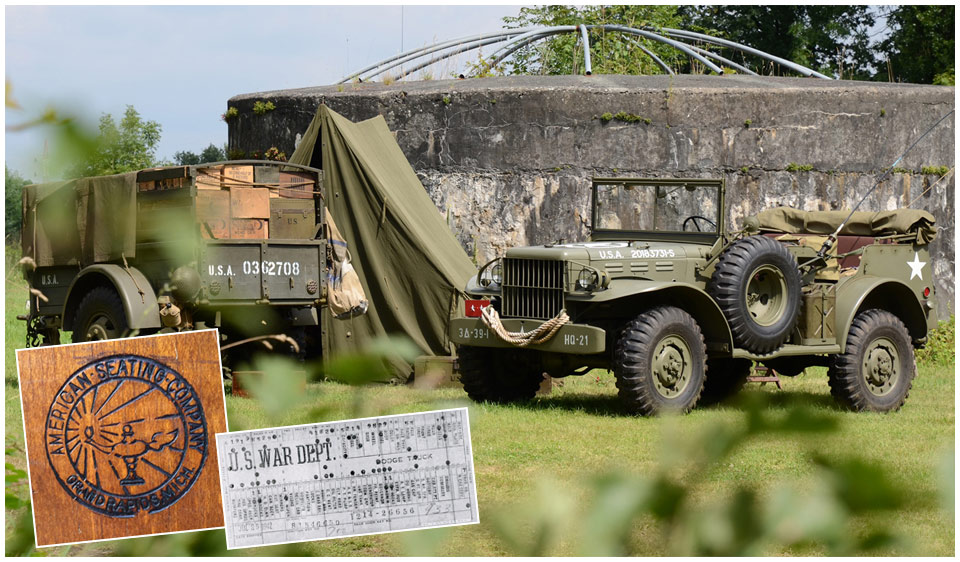Commander George a Dodge WC58 Command Car from 1942