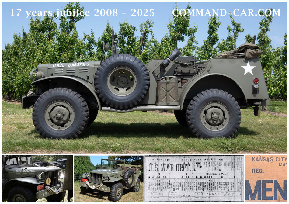 Commander George a Dodge WC58 Command Car from 1942